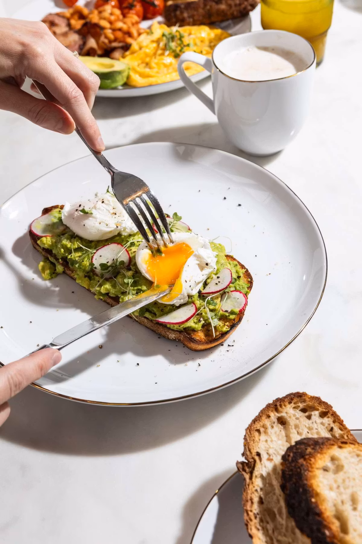 Avocado Toast with Poached Eggs