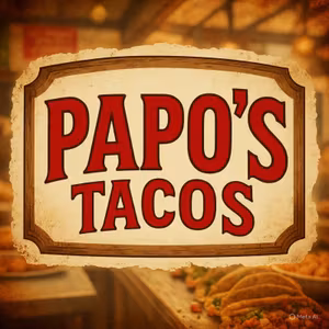 Papos Tacos logo