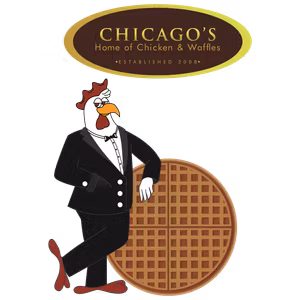 Chicagos Home of Chicken and Waffles logo