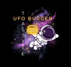 Toastiie UFO Burger logo