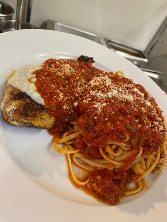 PARMIGIANA W SPAGHETTI