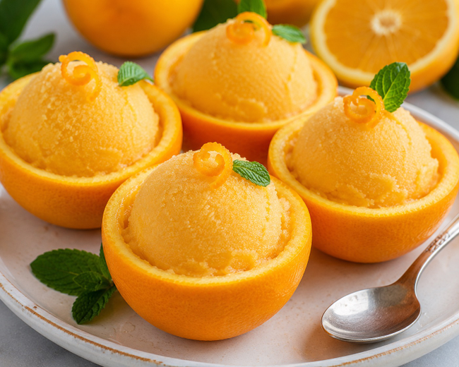 SORBET ORANGE (IN RIND)