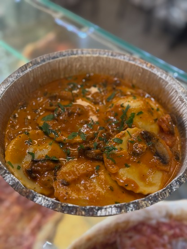 HOMEMADE MUSHROOM RAVIOLI