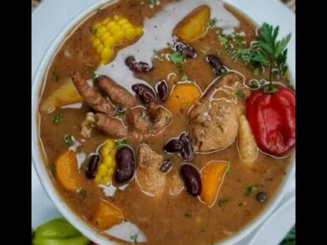 Dine-in Red Peas Soup With Chicken