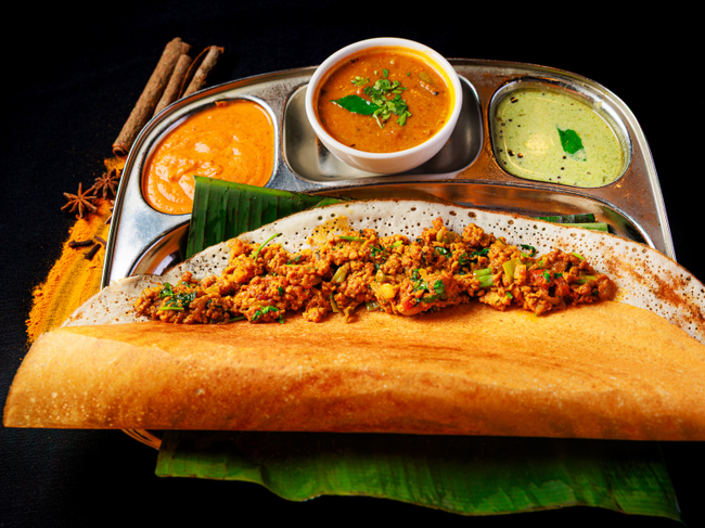 DT10. Chicken Kheema Dosa