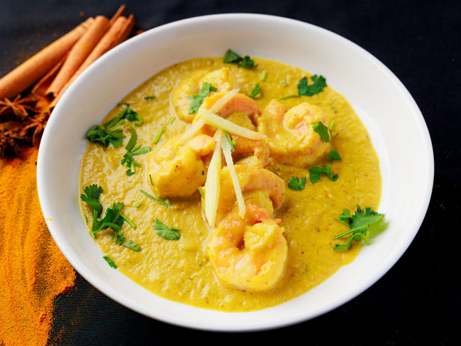 SF2. Shrimp Korma (gf,d,n)
