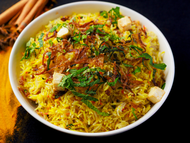 BY6. Paneer Biriyani (gf,d)