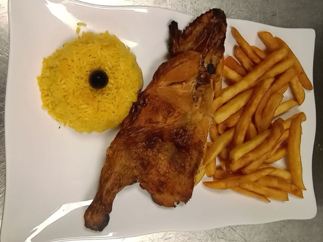½ Chicken w/ sides