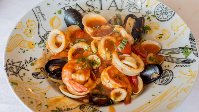 Frutta Di Mare Over Linguini