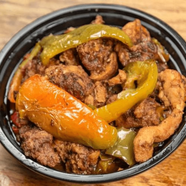 Chicken & Peppers with Balsamic