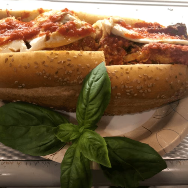 Chicken Cutlet Parmigiana Hero