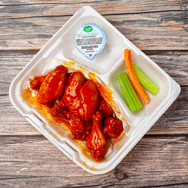 10 Wing Combo (Includes Fries & Drink)