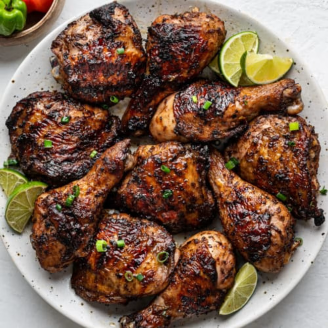 Jerk Chicken or Pork Plate