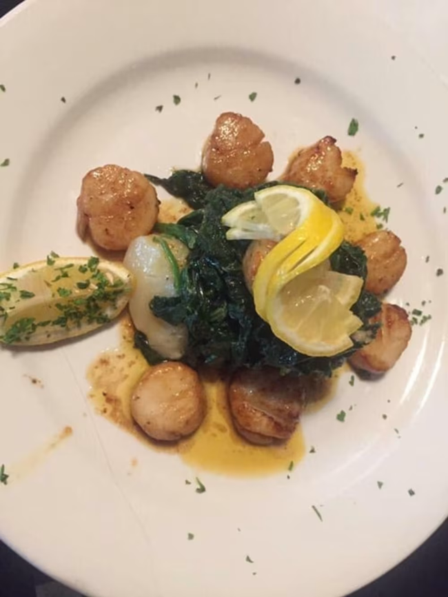 John's Way Grilled Scallops Alla Oreganata