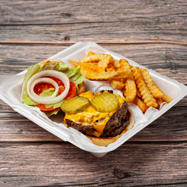 Cheeseburger Combo (Includes Fries & Drink)