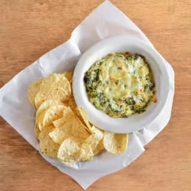 Spinach Dip and Chips