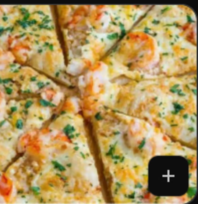 Shrimp Scampi Pizza