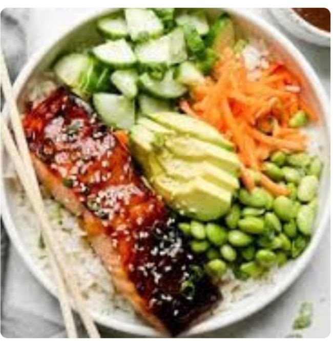 Grilled Salmon Bowl