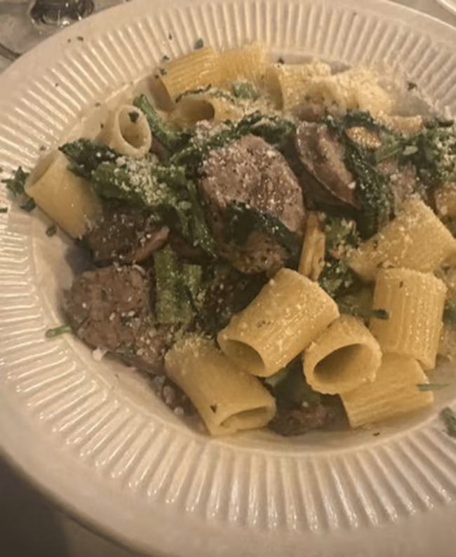 Rigatoni Broccoli Di Rabe and Oil and Garlic
