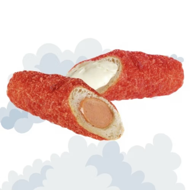 Hot Cheetos Half & Half Rice Hotdog
