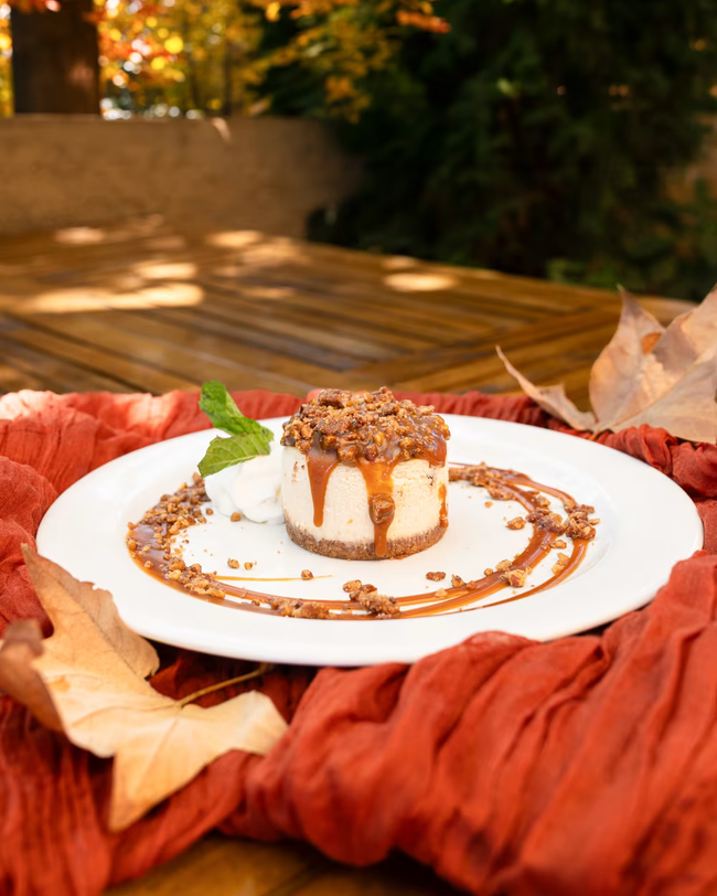 Pecan Crunch Cheesecake