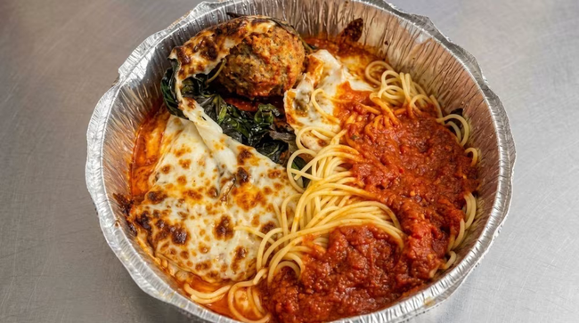 Meatball Parm w/ Spag