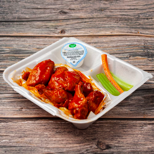 10 Wing Combo (Includes Fries & Drink)