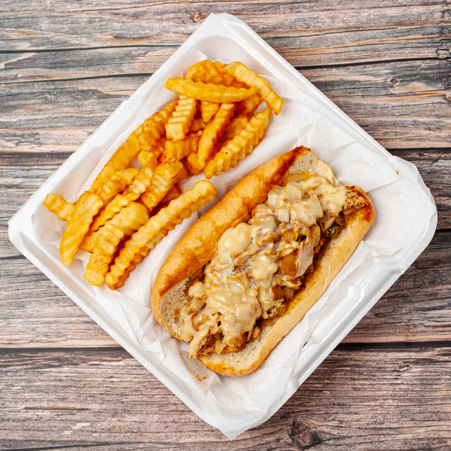 Chicken Philly Sandwich Combo (Includes Fries & Drink)