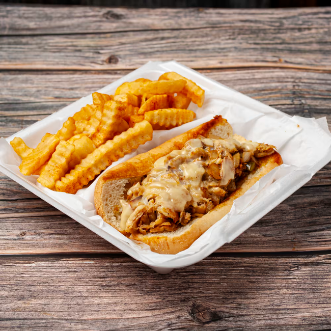 Philly Cheesesteak Combo (Includes Fries & Drink)