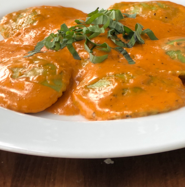 RAVIOLI DI SPINACH & RICOTTA