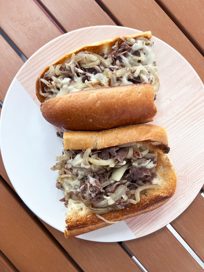 Philly Cheesesteak Wedge - Sandwiches
