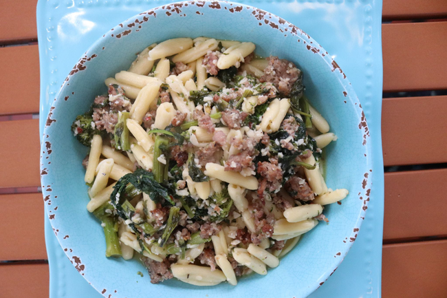 Cavatelli w Broccoli Rabe & Sausage