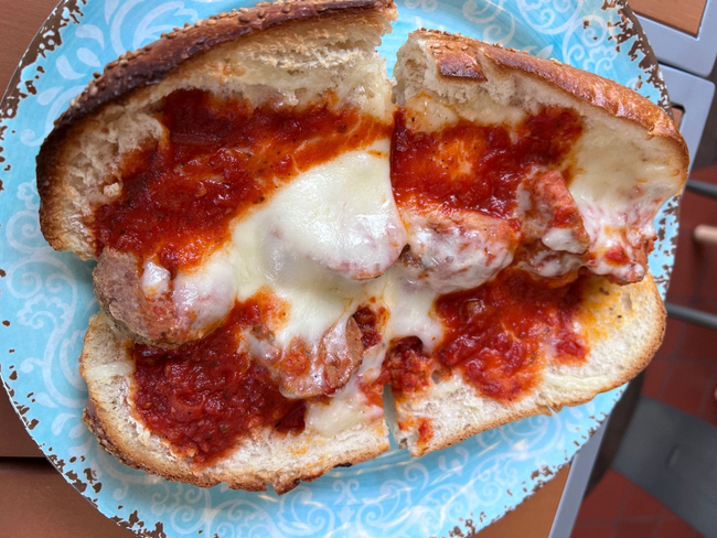 Meatball Parmesan Sandwich - Sandwiches