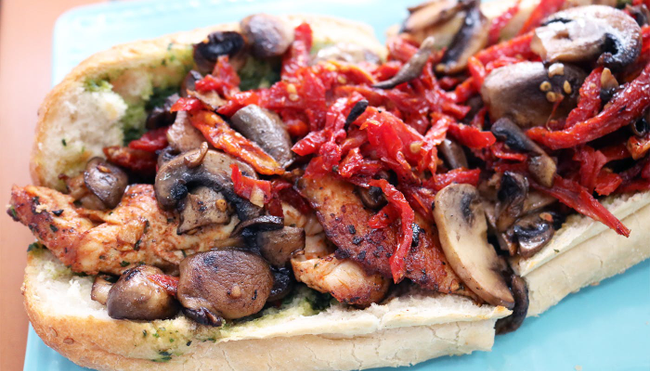 Chicken Pesto Sandwich - Sandwiches