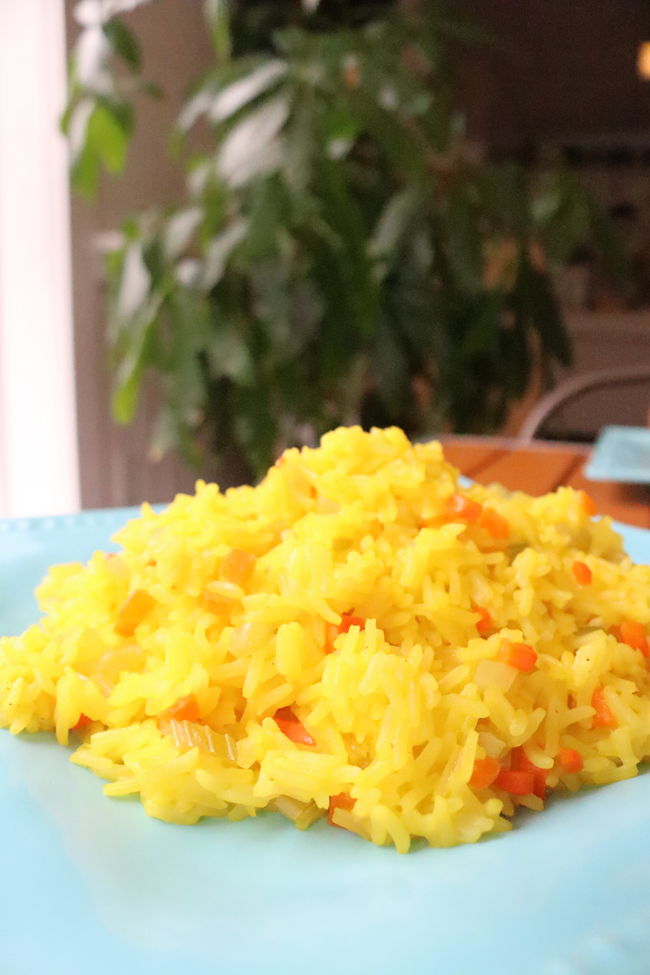 Vegan Yellow Rice - Vegetarian