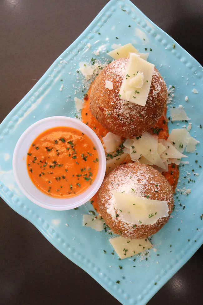 Risotto Balls with Vodka Sauce - Special
