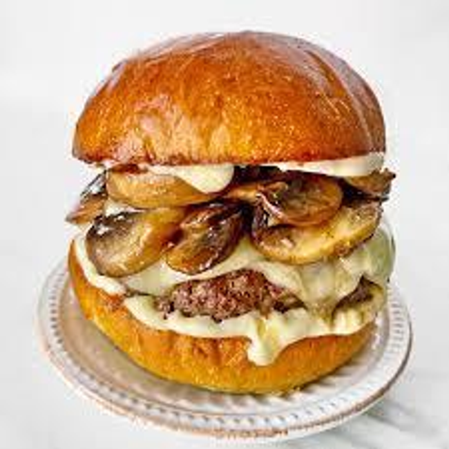Mushroom Swiss Burger