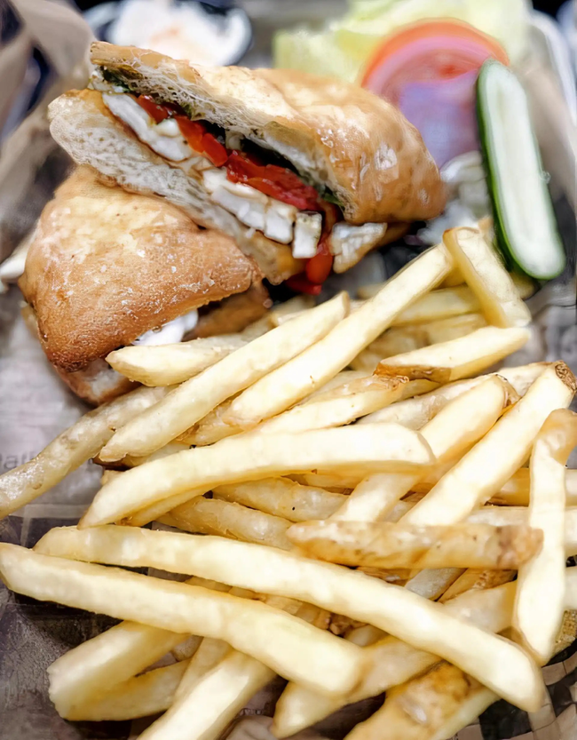 Grilled Chicken Caprese Sandwich