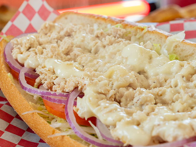 Chicken Cheese Steak Hoagie