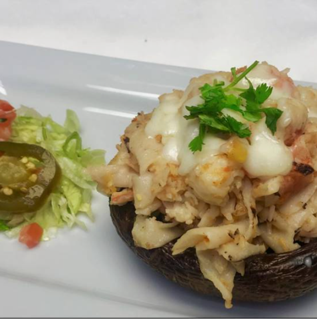 Lobster Stuffed Portobello