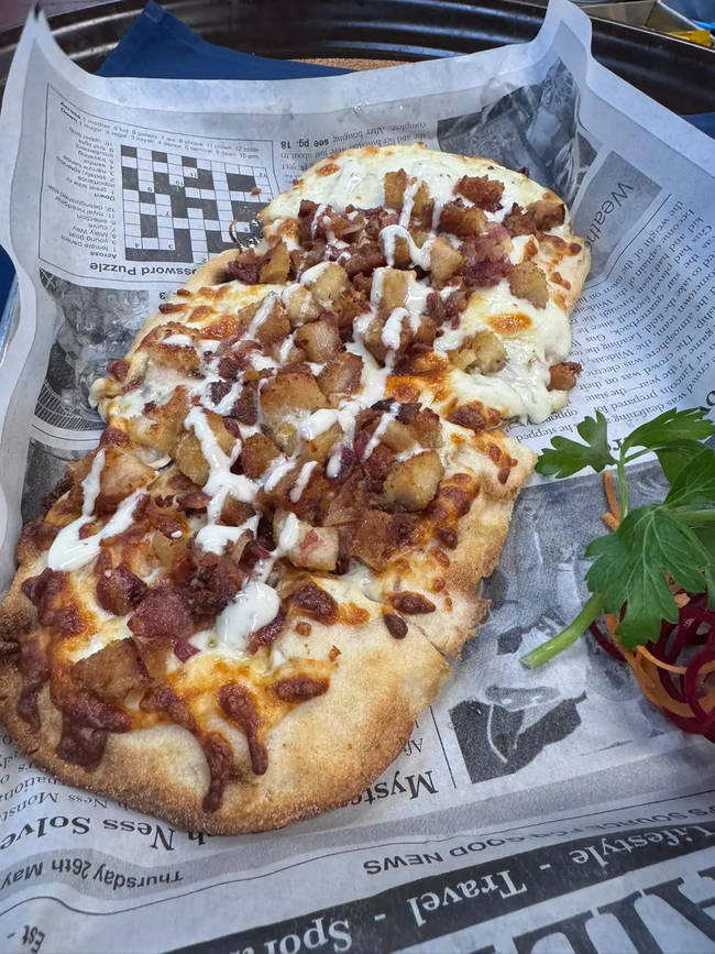 Chicken Bacon Ranch Pizza