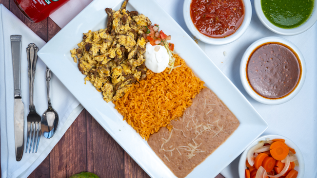 Steak and Eggs Plate