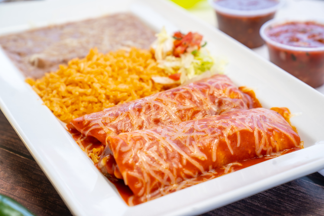 2 Enchilada Plate