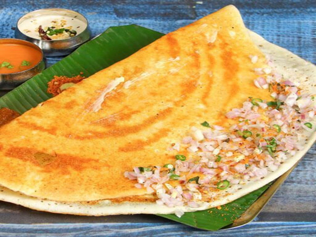 Onion Rava Dosa