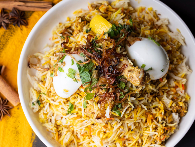 BY1. Chicken Biriyani (With Bone) (gf,d)