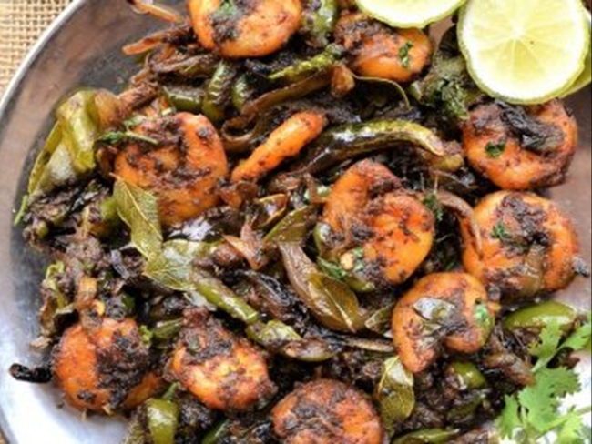 Shrimp Pepper Fry