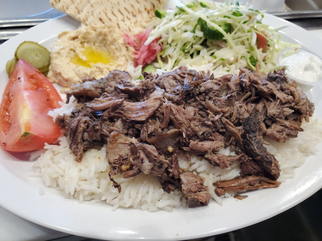 (16) BRAISED LAMB ENTREE
