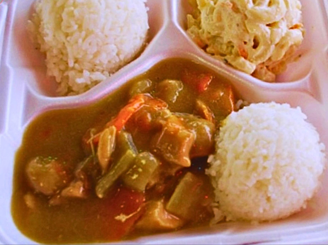 *Single Chicken Curry Plate