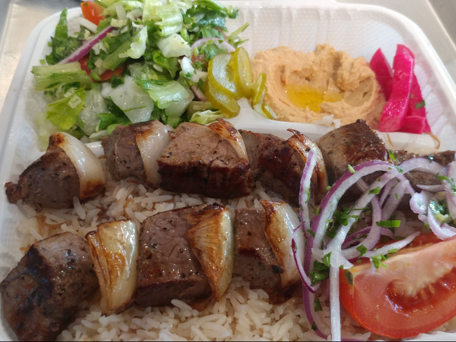 (13) FILET MIGNON KABAB ENTREE