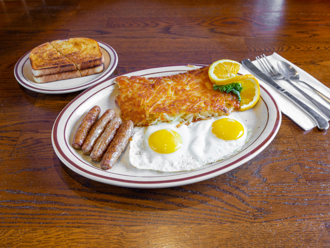 4. Link Sausage & Eggs